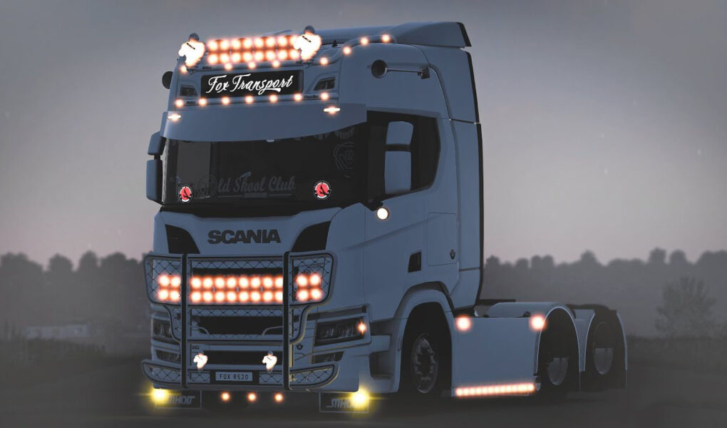 Euro Truck Simulator 2 Truckers MP světla moravskejhrac.cz