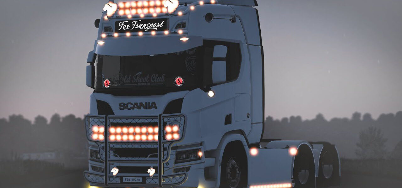 Euro Truck Simulator 2 Truckers MP světla moravskejhrac.cz